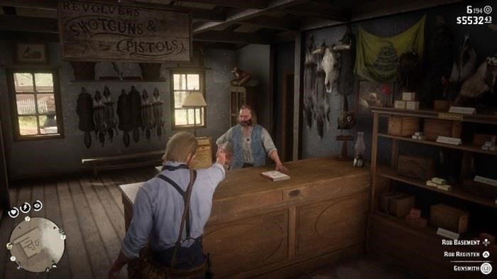 Ограбление магазинов в Red Dead Redemption 2