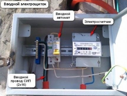 Как осуществляется монтаж уличного счетчика размером 10х40 мм?