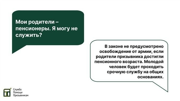 Какие документы нужно собрать для освобождения от службы по причине ухода за пенсионерами?