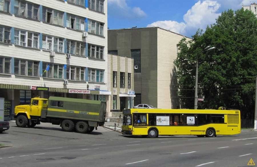 Можно ли буксировать автобус автобусом