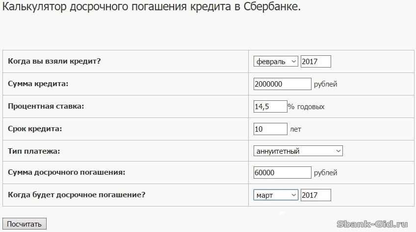 Пересчитывают ли проценты при досрочном погашении кредита